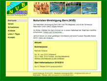 Tablet Screenshot of naturisten-bern.ch